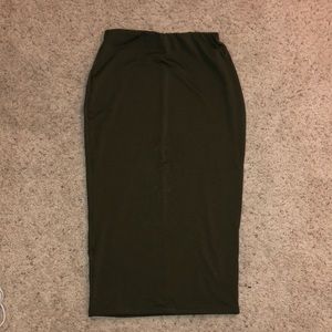 Long sleeve two piece skirt set